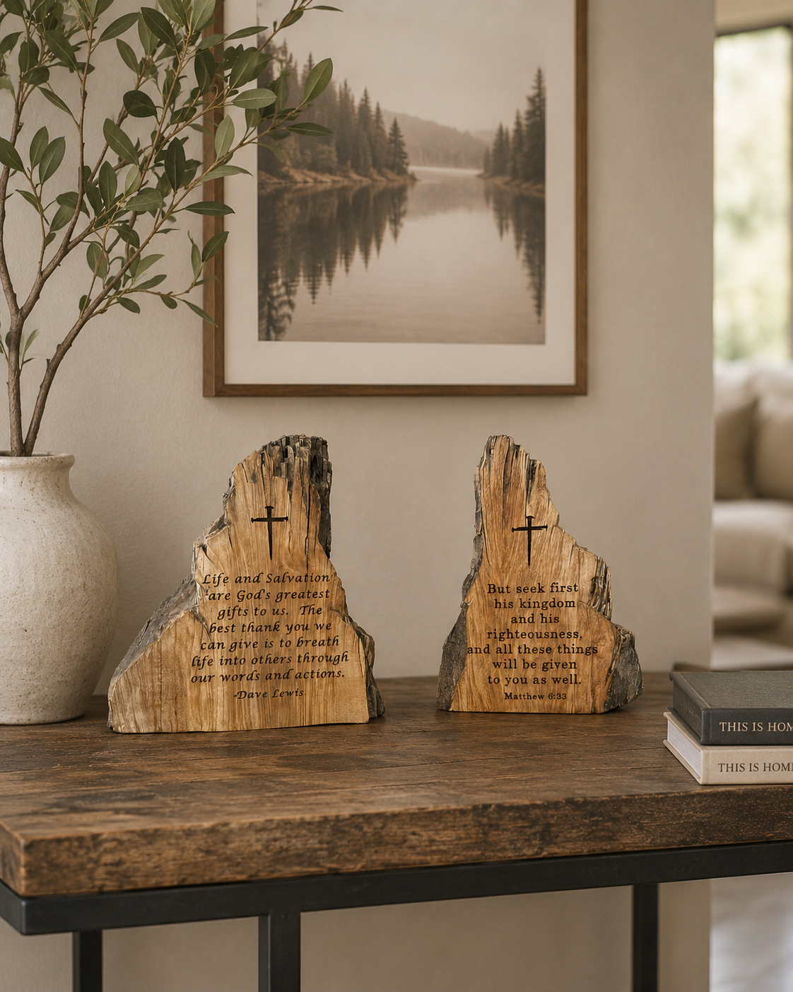 Scripture Wood Carvings